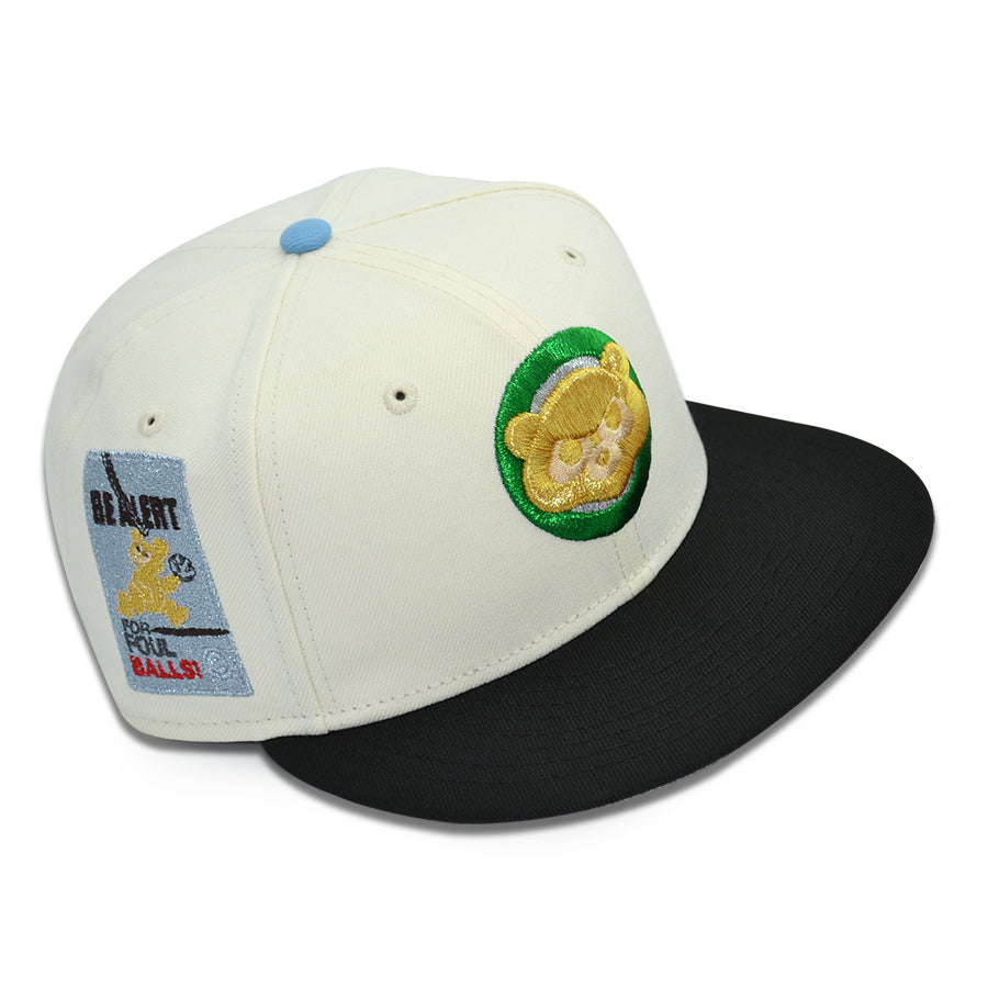 Chicago Cubs "THUNDER BUDDIES" Exclusive New Era 59Fifty Fitted Hat - Chrome/Black