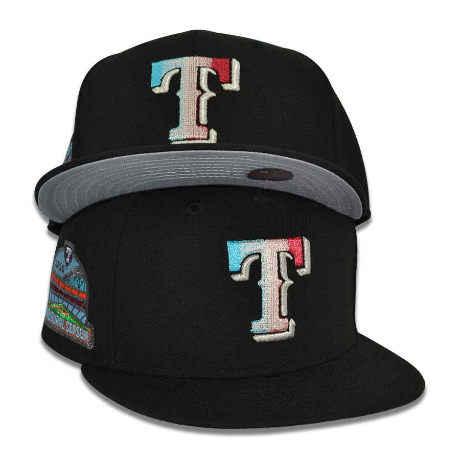 Texas Rangers "TEXAS THROW" Exclusive New Era 59Fifty Fitted Hat - Black