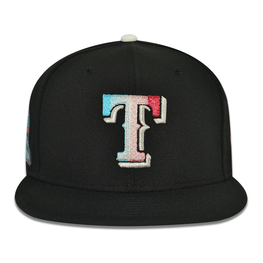 Texas Rangers "TEXAS THROW" Exclusive New Era 59Fifty Fitted Hat - Black