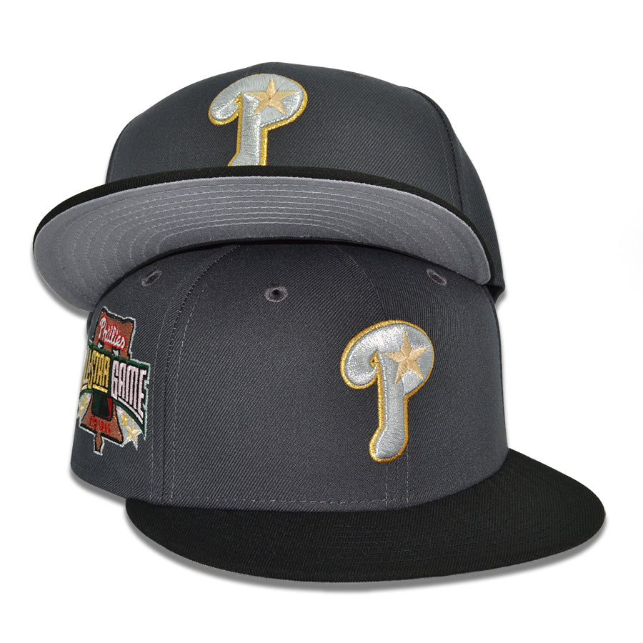 Philadelphia Phillies "PRINCE OF PERSIA" Exclusive New Era 59Fifty Fitted Hat - Dark Graphite/Black