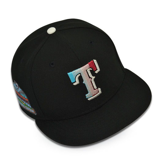 Texas Rangers "TEXAS THROW" Exclusive New Era 59Fifty Fitted Hat - Black
