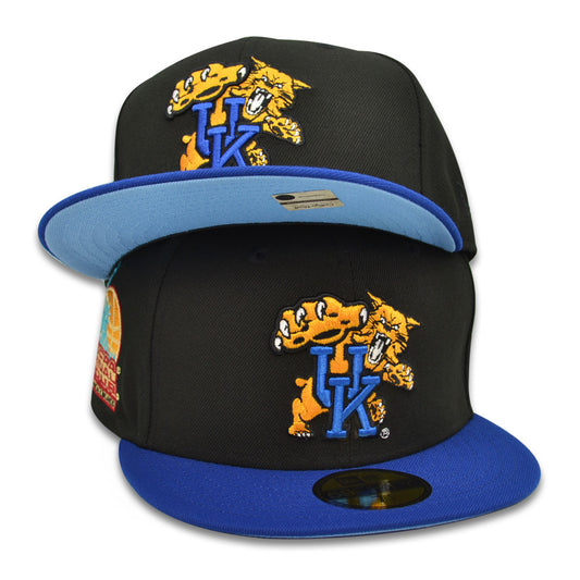 Kentucky Wildcats 1996 FINAL FOUR Exclusive New Era 59Fifty Fitted NCAA Hat - Black/Royal
