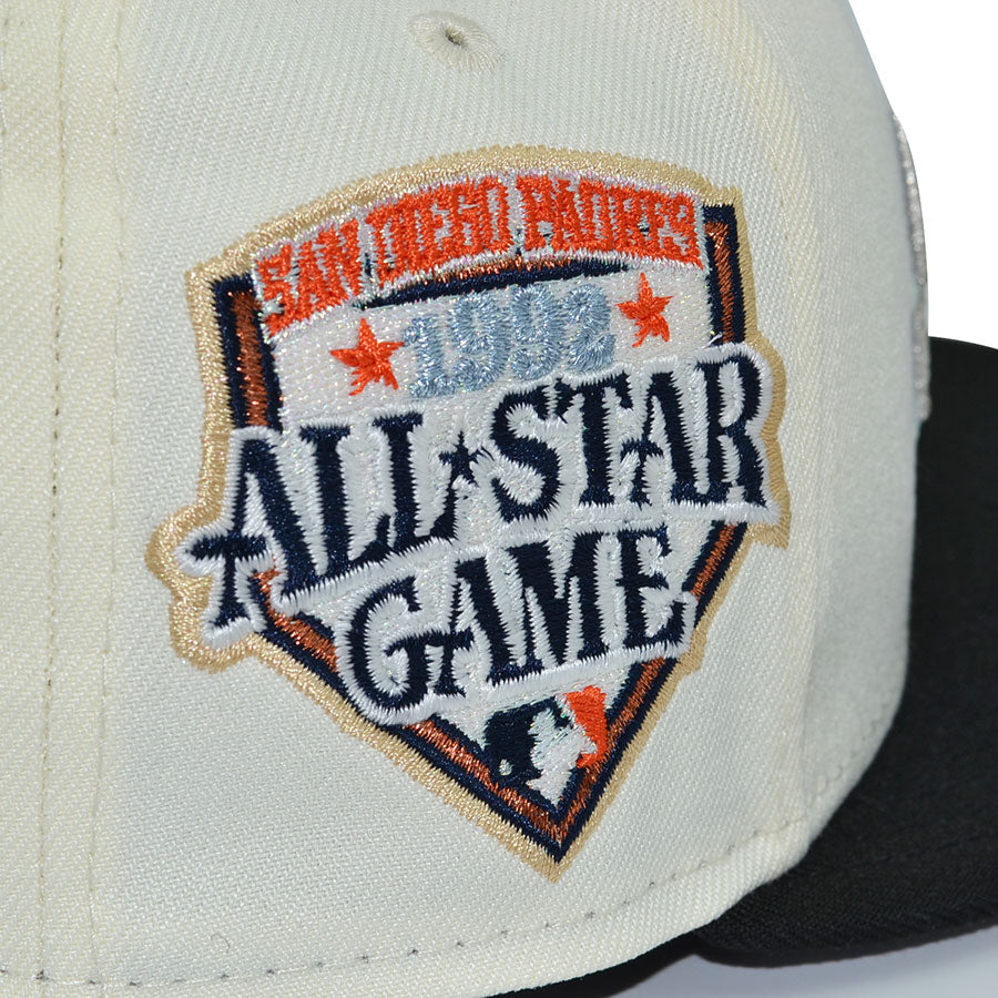 San Diego Padres "PATCHWORK PADRES" Exclusive New Era 59Fifty Fitted Hat - Chrome/Black