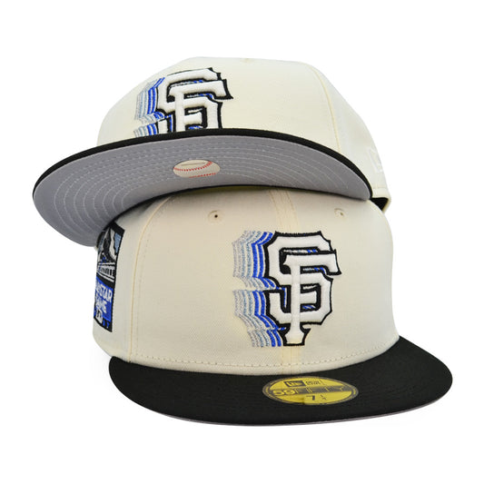 San Francisco Giants 2002 ALL-STAR GAME Exclusive New Era 59Fifty Fitted Hat - Chrome/Black