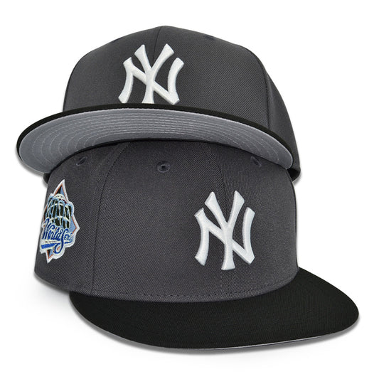 New York Yankees "GRAFFITI WALLS" Exclusive New Era 59Fifty Fitted Hat - Dark Graphite/Black