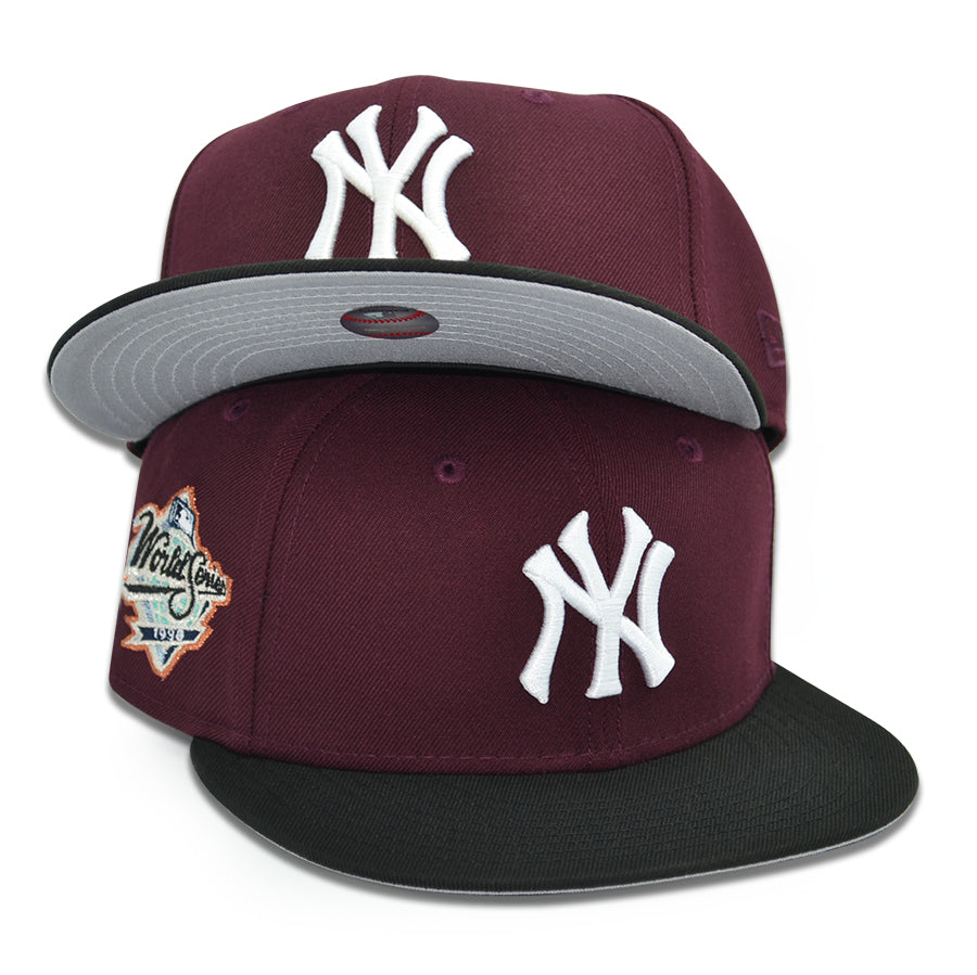 New York Yankees "NEW YOUNG" Exclusive New Era 59Fifty Fitted Hat - Maroon/Black