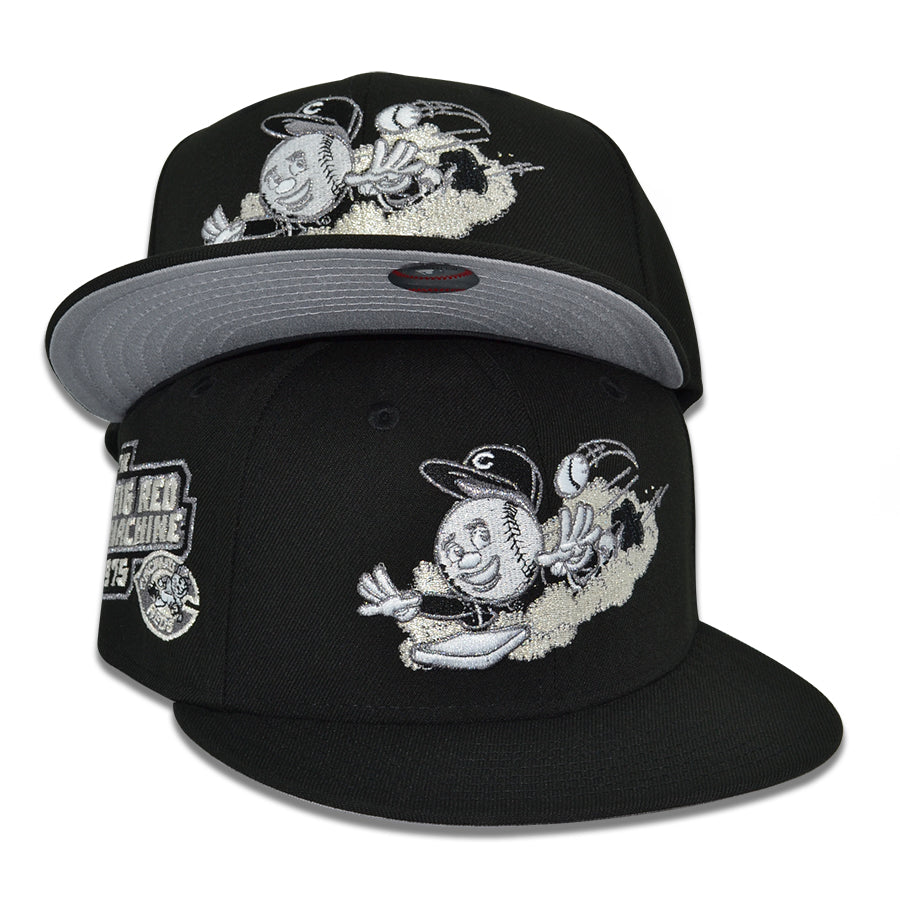 Cincinnati Reds "75' DYNASTY" Exclusive New Era 59Fifty Fitted Hat - Black