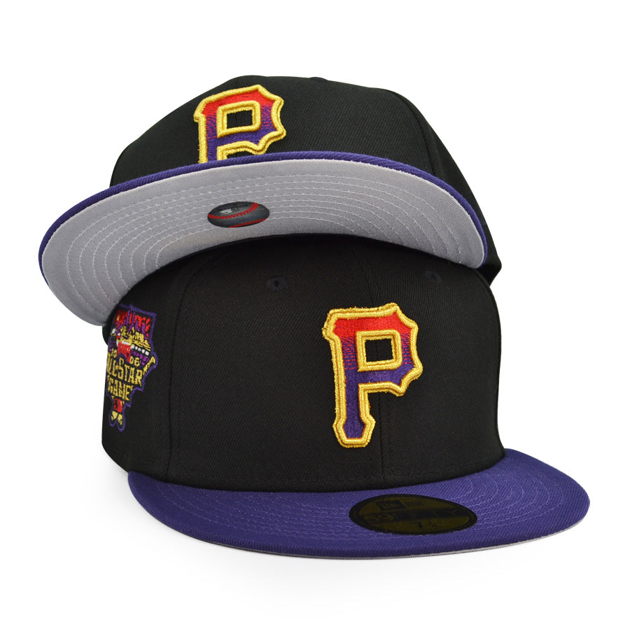 Pittsburgh Pirates 2006 ALL-STAR GAME Exclusive New Era 59Fifty Fitted Hat - Black/Purple