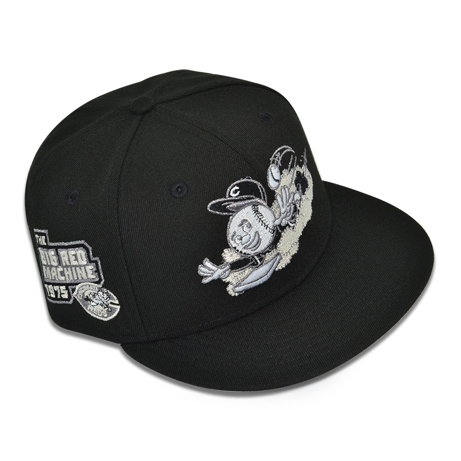 Cincinnati Reds "75' DYNASTY" Exclusive New Era 59Fifty Fitted Hat - Black