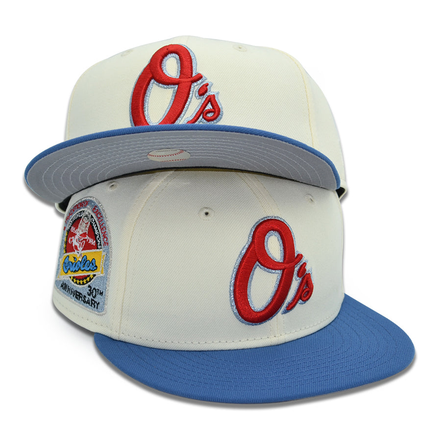 Baltimore Orioles "OMNI MAN" Exclusive New Era 59Fifty Fitted Hat - Chrome/Indigo