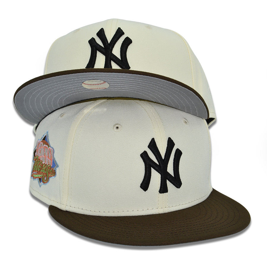 New York Yankees "FOR LOVE" Exclusive New Era 59Fifty Fitted Hat - Chrome/Walnut