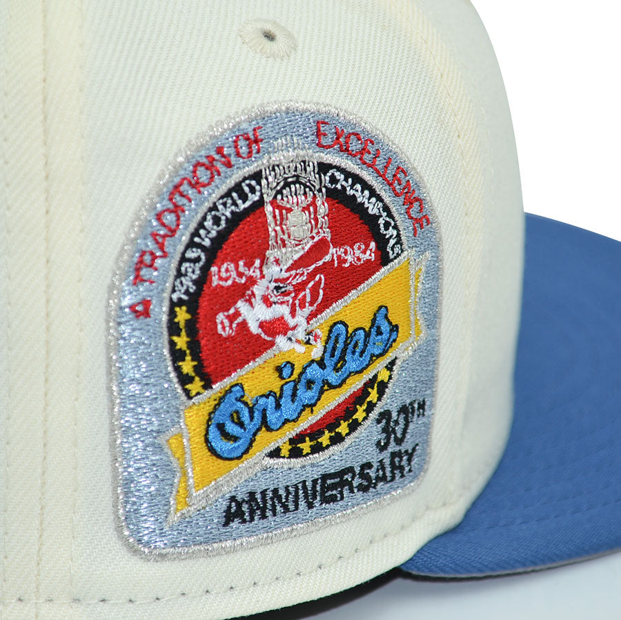 Baltimore Orioles "OMNI MAN" Exclusive New Era 59Fifty Fitted Hat - Chrome/Indigo