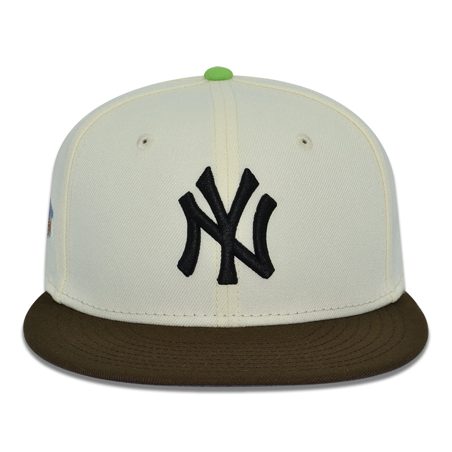 New York Yankees "FOR LOVE" Exclusive New Era 59Fifty Fitted Hat - Chrome/Walnut
