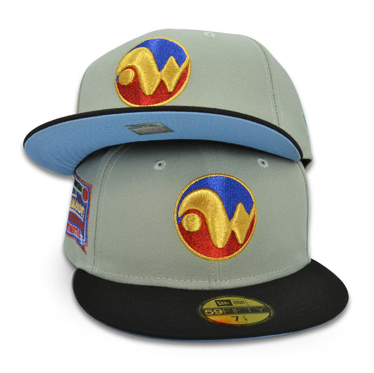 Winnipeg Whips Hometown Collection Exclusive New Era 59Fifty Fitted MILB Hat -Everest Green/Black