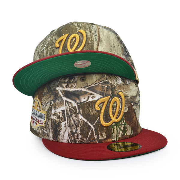 Washington Nationals 2018 ALL-STAR GAME Exclusive New Era 59Fifty Fitted Hat - Real Tree Camo/H-Red