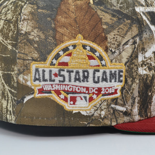 Washington Nationals 2018 ALL-STAR GAME Exclusive New Era 59Fifty Fitted Hat - Real Tree Camo/H-Red