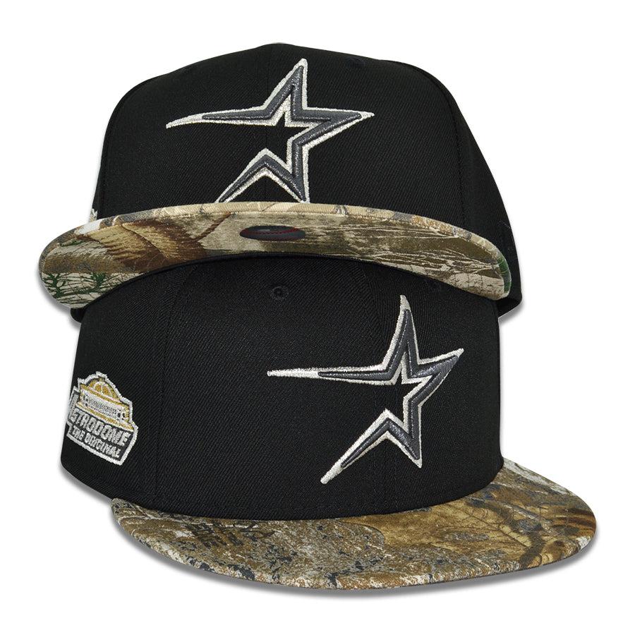 Houston Astros "REAL TX TREE" Exclusive New Era 59Fifty Fitted Hat - Black/Real Tree