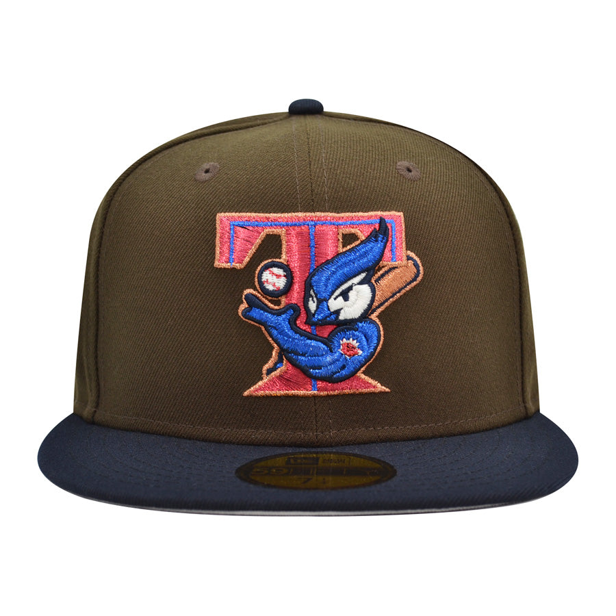 Toronto Blue Jays 30TH ANNIVERSARY Exclusive New Era 59Fifty Fitted Hat - Walnut/Navy