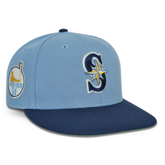 Seattle Mariners "THE ICHI" Exclusive New Era 59Fifty Fitted Hat - Faded Blue/Ocean Side