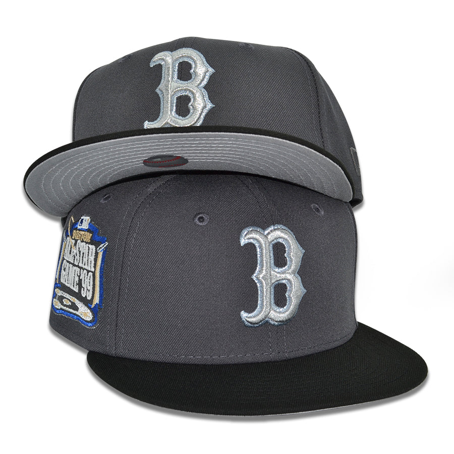 Boston Red Sox "THE PATRIOT" Exclusive New Era 59Fifty Fitted Hat - Dark Graphite/Black