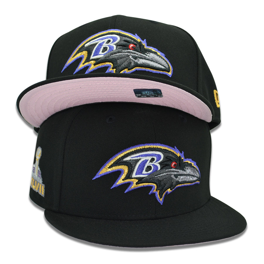 Baltimore Ravens "BLACKOUT BOWL" Exclusive New Era 59Fifty Fitted Hat - Black