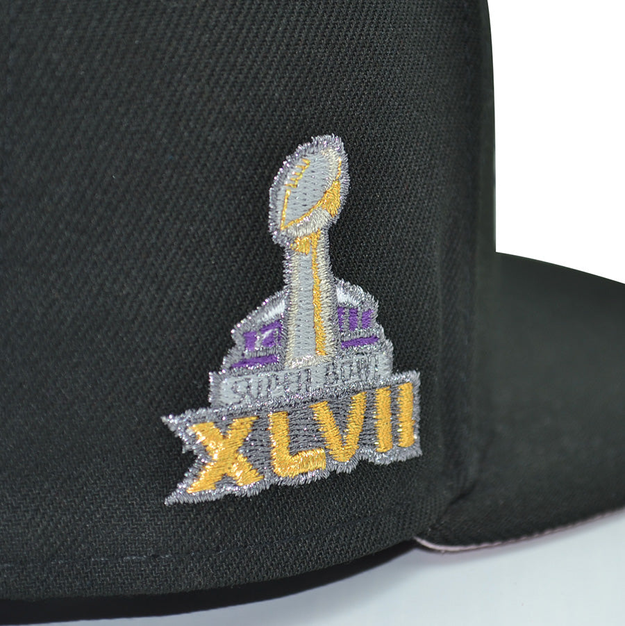 Baltimore Ravens "BLACKOUT BOWL" Exclusive New Era 59Fifty Fitted Hat - Black