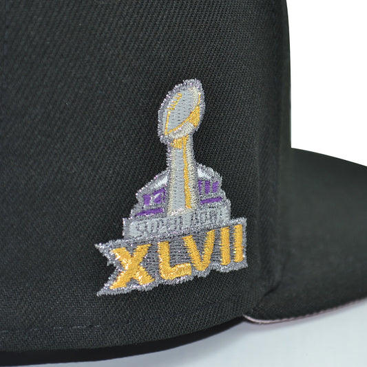 Baltimore Ravens "BLACKOUT BOWL" Exclusive New Era 59Fifty Fitted Hat - Black