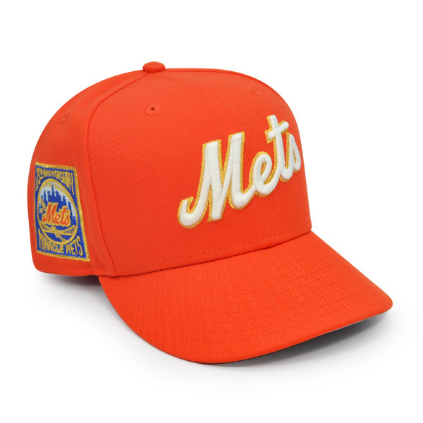 New York Mets 25th ANNIVERSARY Exclusive New Era 59Fifty Fitted Hat - Orange
