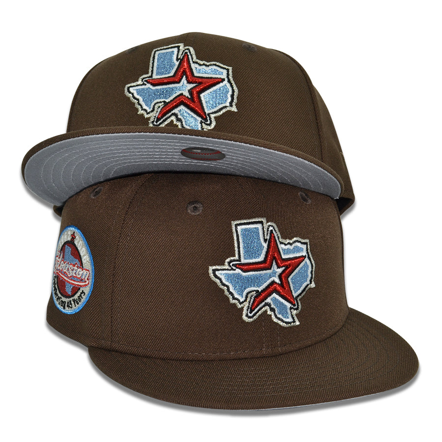 Houston Astros "THE TEXAN" Exclusive New Era 59Fifty Fitted Hat - Walnut