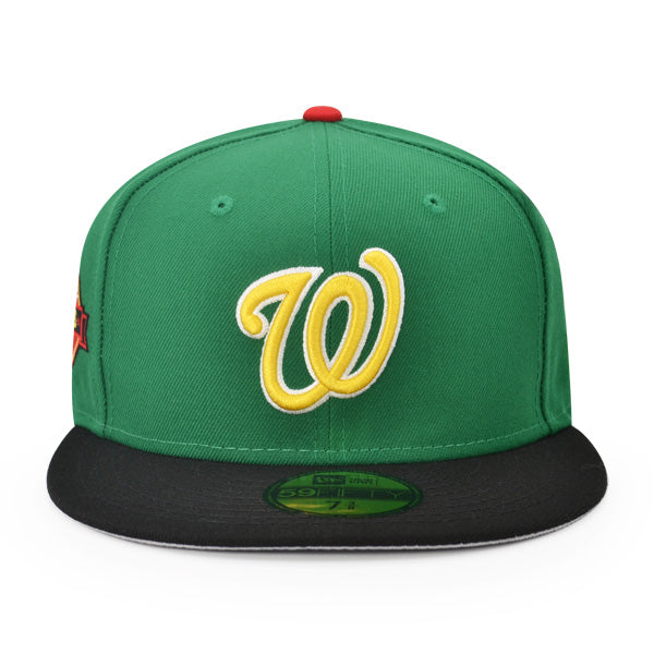 Washington Nationals BHM 10 YEAR ANNIVERSARY Exclusive New Era 59Fifty Fitted Hat - Green/Black