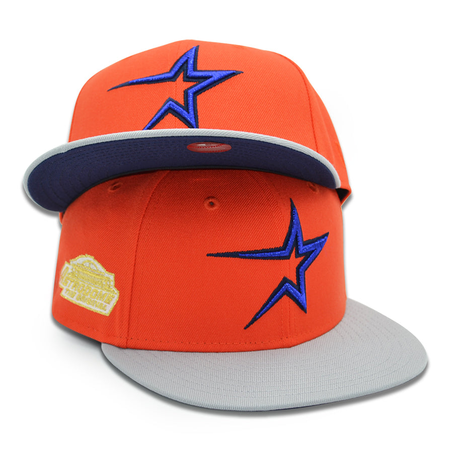 Houston Astros "CITY SPARK" Exclusive New Era 59Fifty Fitted Hat - Orange/Gray