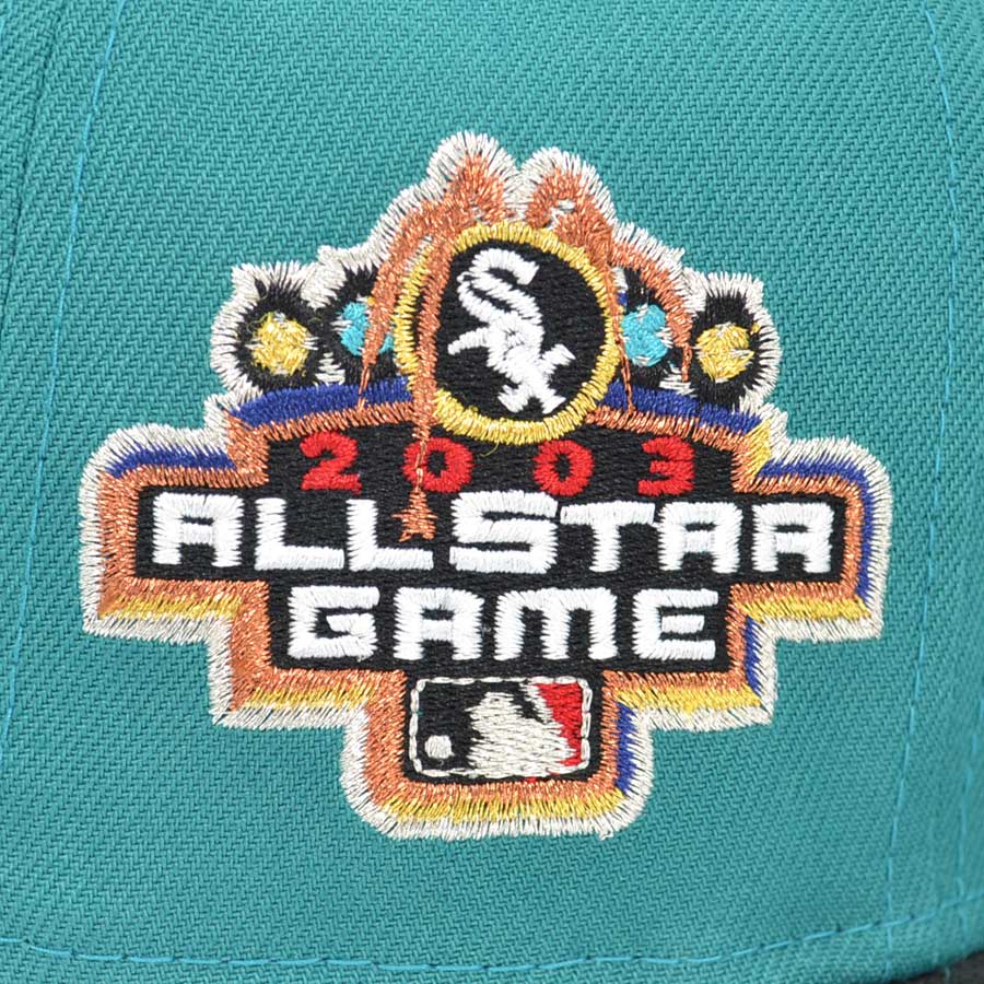 Chicago White Sox 2003 ALL-STAR GAME Exclusive New Era 59Fifty Fitted Hat - Teal/Black