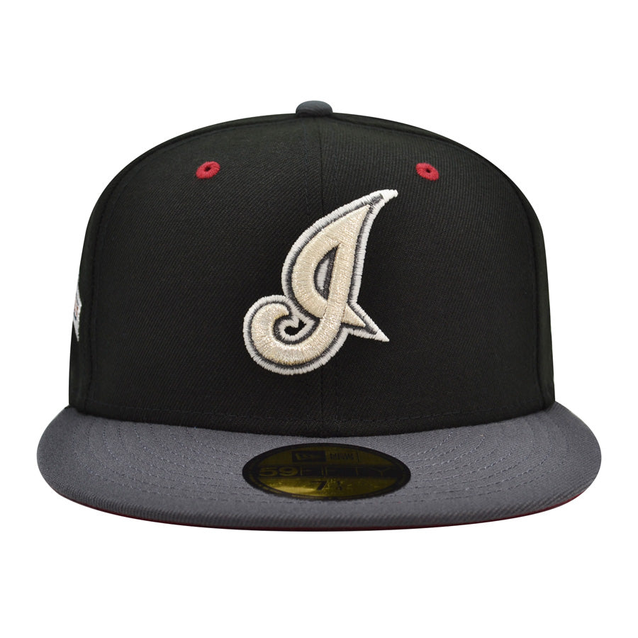 Cleveland Indians Jacobs Field 10TH ANNIVERSARY Exclusive New Era 59Fifty Fitted Hat - Black/Graphite