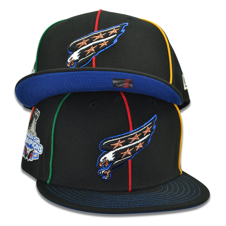 Washington Capitals "DOWN GALLERY" Exclusive New Era 59Fifty Fitted Hat - Black