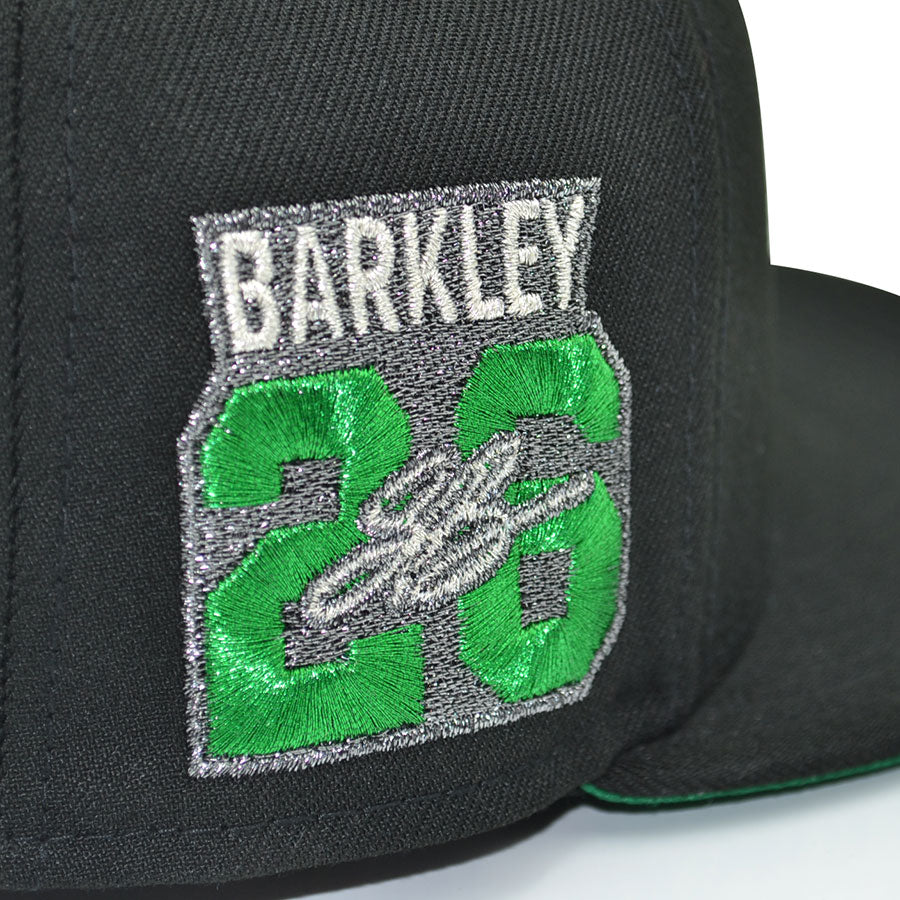 Philadelphia Eagles "REVERSE HURDLE" Exclusive New Era 59Fifty Fitted Hat - Black