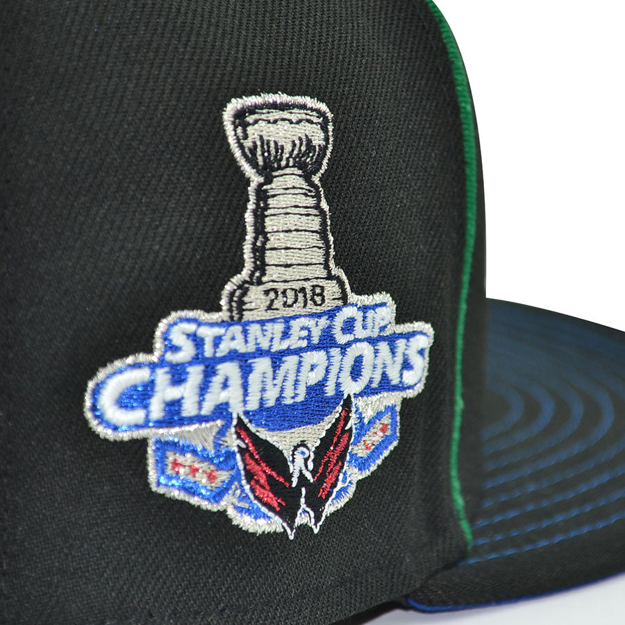 Washington Capitals "DOWN GALLERY" Exclusive New Era 59Fifty Fitted Hat - Black