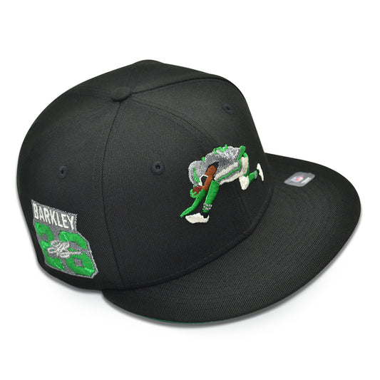 Philadelphia Eagles "REVERSE HURDLE" Exclusive New Era 59Fifty Fitted Hat - Black