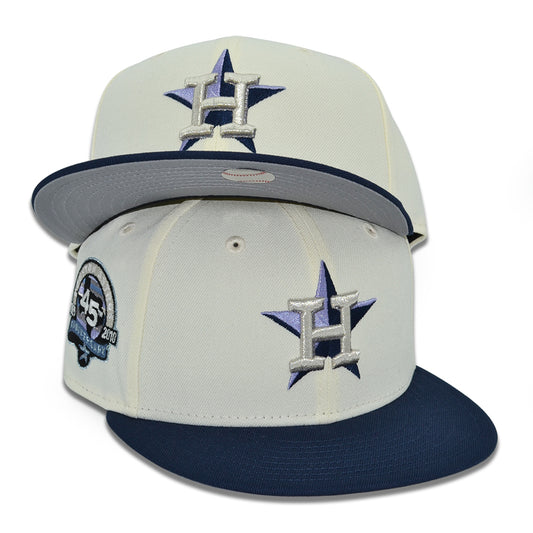 Houston Astros "HEIRESS" Exclusive New Era 59Fifty Fitted Hat - Chrome/Oceanside