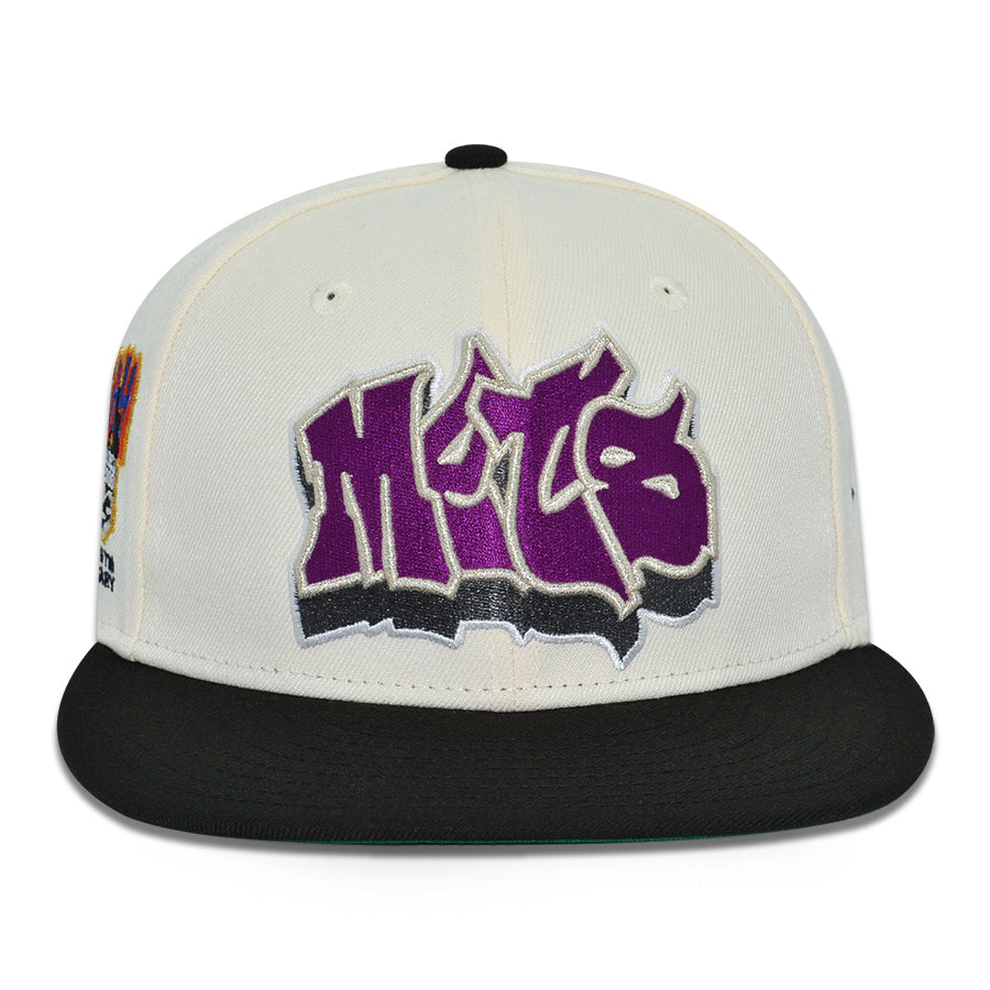 New York Mets "GRAFFITI EXPRESS" Exclusive New Era 59Fifty Fitted Hat - Chrome/Black