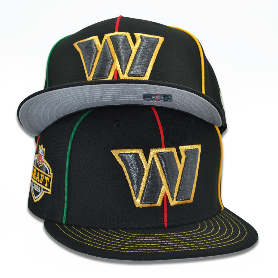 Washington Commanders "EAST CAPITOL" Exclusive New Era 59Fifty Fitted Hat - Black
