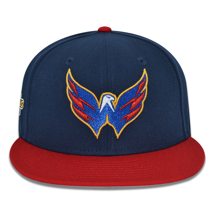 Washington Capitals "WEAGLE" Exclusive New Era 59Fifty Fitted Hat - Oceanside/Red