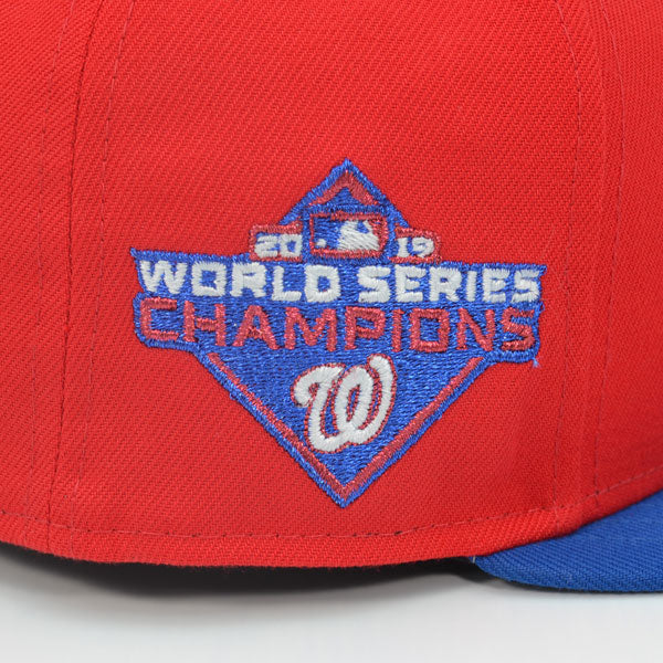 Washington Nationals "THE RED WHITE & BLUE" Exclusive New Era 59Fifty Fitted Hat - FDR/Blue Azure