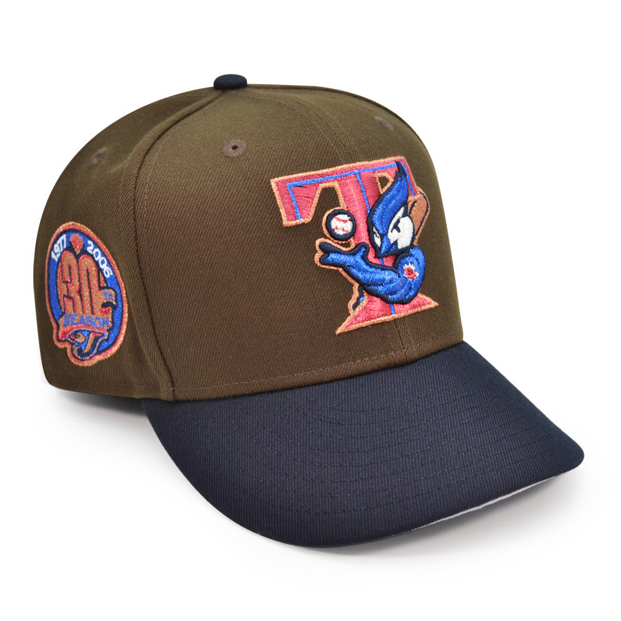 Toronto Blue Jays 30TH ANNIVERSARY Exclusive New Era 59Fifty Fitted Hat - Walnut/Navy