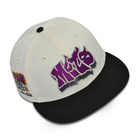 New York Mets "GRAFFITI EXPRESS" Exclusive New Era 59Fifty Fitted Hat - Chrome/Black