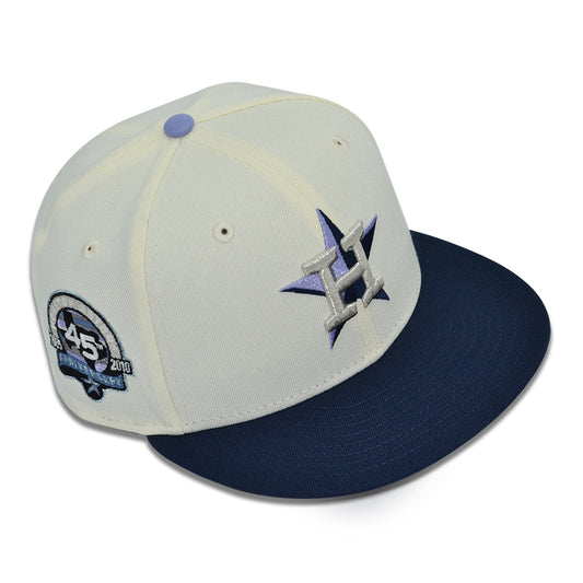 Houston Astros "HEIRESS" Exclusive New Era 59Fifty Fitted Hat - Chrome/Oceanside
