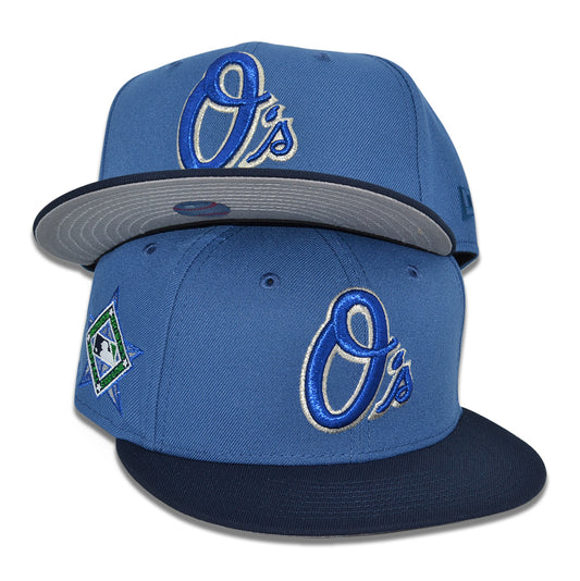 Baltimore Orioles "DEANDRE'S BLUES" Exclusive New Era 59Fifty Fitted Hat - Indigo/Nightshift