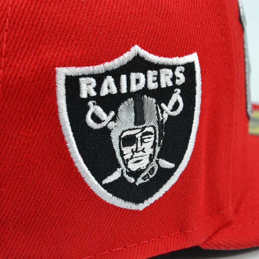Las Vegas Raiders "RED RAIDERS" Exclusive NFL New Era 59Fifty Fitted Hat -Scarlet