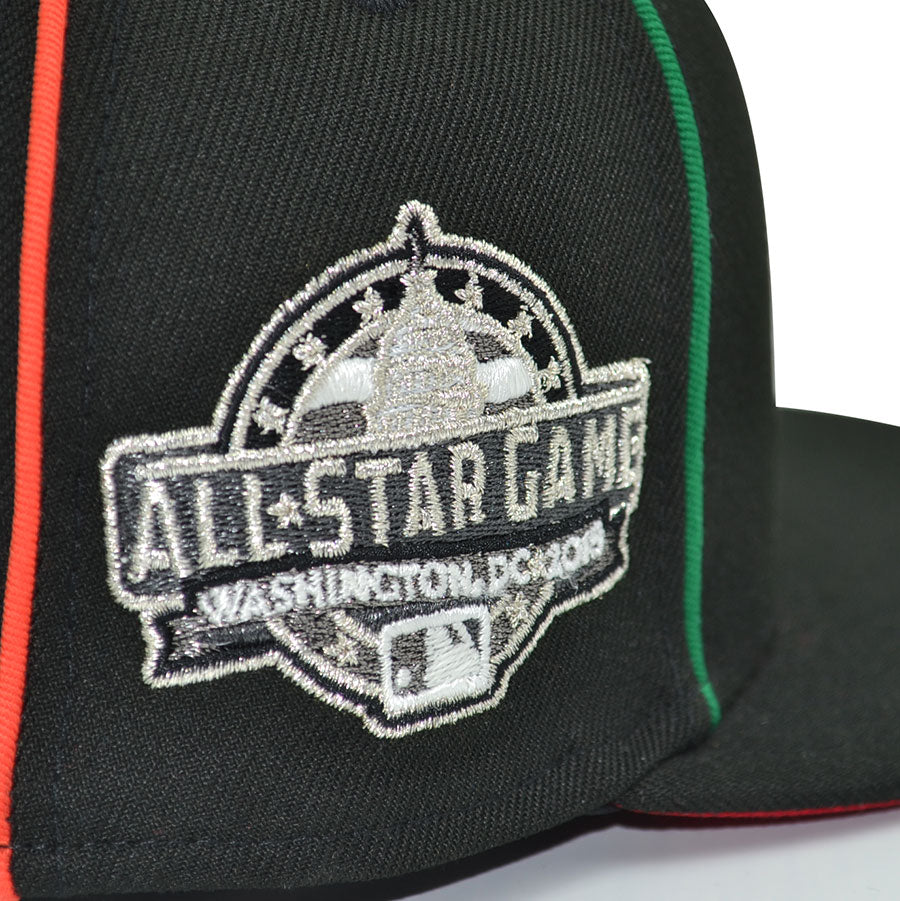 Washington Nationals "SILVER LINE" Exclusive New Era 59Fifty Fitted Hat - Black