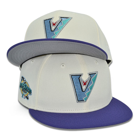 Arizona Diamondbacks "VINTAGE AIR" Exclusive New Era 59Fifty Fitted Hat - Chrome/New Orchid
