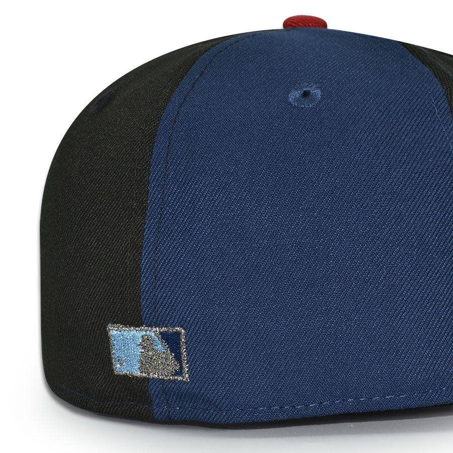 Texas Rangers "TANJIRO 2.0" Exclusive New Era 59Fifty Fitted Hat - Black/Navy/Walnut Pinwheel